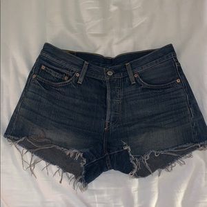 Levi’s 501 Cutoff Denim Shorts